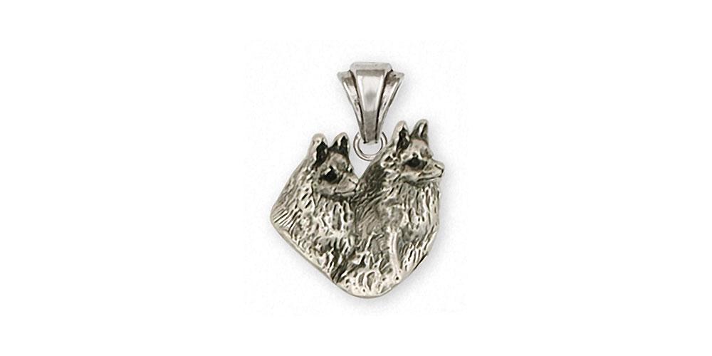 Schipperke Charms Schipperke Pendant Sterling Silver Dog Jewelry Schipperke jewelry