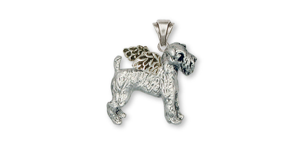 Soft Coated Wheaten Angel Charms Soft Coated Wheaten Angel Pendant Sterling Silver Dog Jewelry Soft Coated Wheaten Angel jewelry