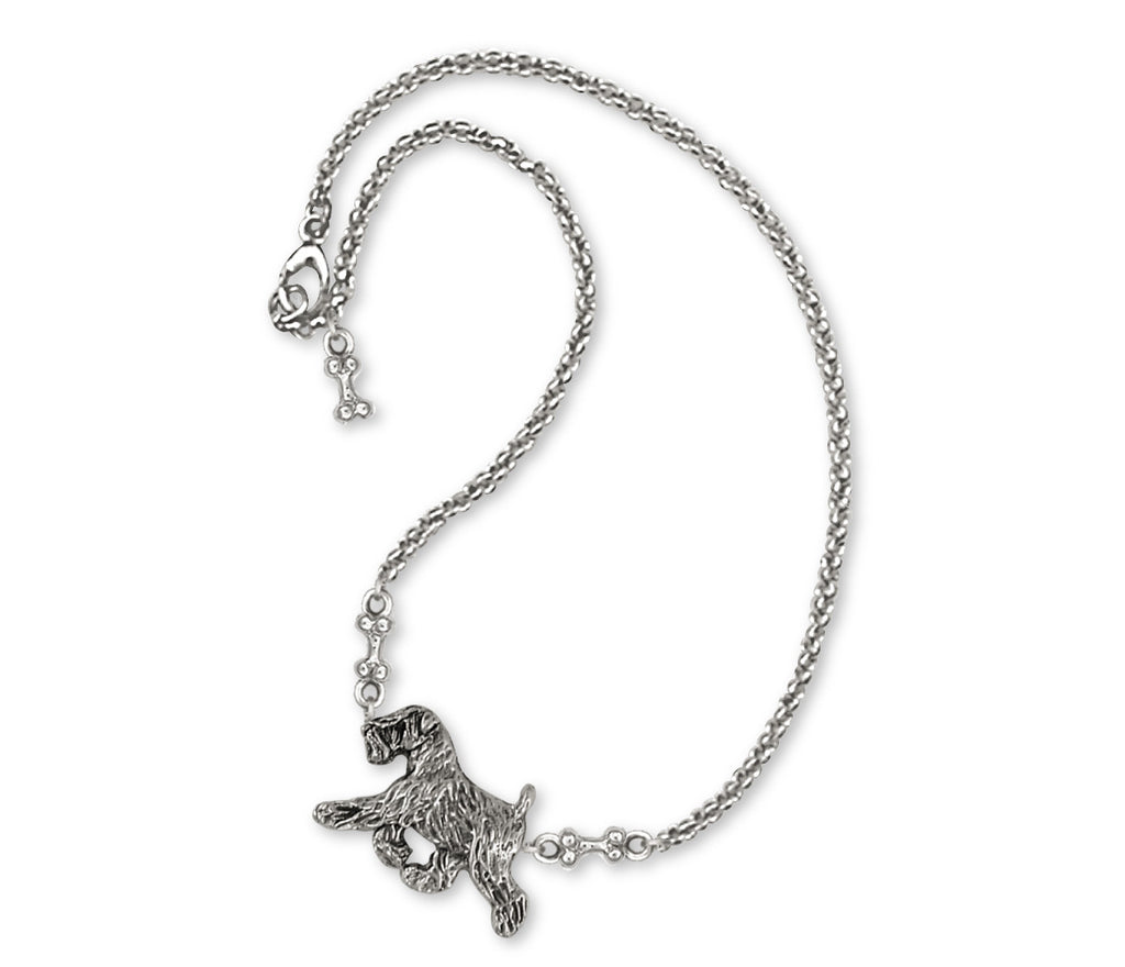 Soft Coated Wheaten Charms Soft Coated Wheaten Ankle Bracelet Sterling Silver Dog Jewelry Soft Coated Wheaten jewelry