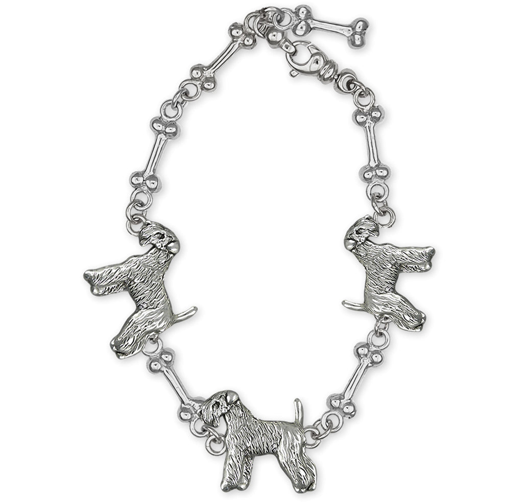 Soft Coated Wheaten Terrier Charms Soft Coated Wheaten Terrier Bracelet Sterling Silver Wheaten Jewelry Soft Coated Wheaten Terrier jewelry