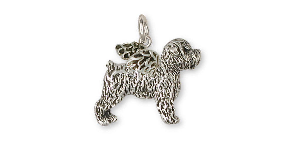 Soft Coated Wheaten Angel Charms Soft Coated Wheaten Angel Charm Sterling Silver Dog Jewelry Soft Coated Wheaten Angel jewelry