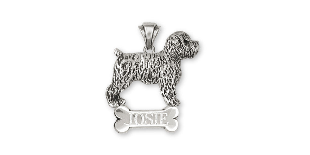 Soft Coated Wheaten Charms Soft Coated Wheaten Personalized Pendant Sterling Silver Dog Jewelry Soft Coated Wheaten jewelry