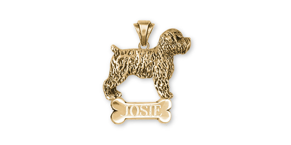 Soft Coated Wheaten Charms Soft Coated Wheaten Personalized Pendant Gold Vermeil Dog Jewelry Soft Coated Wheaten jewelry
