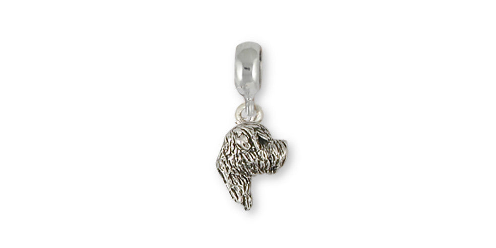 Soft Coated Wheaten Charms Soft Coated Wheaten Charm Slide Sterling Silver Dog Jewelry Soft Coated Wheaten jewelry