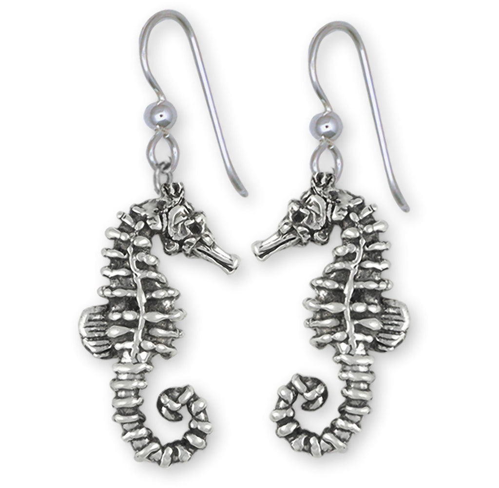 Seahorse Charms Seahorse Earrings Sterling Silver Sea Horse Jewelry Seahorse jewelry