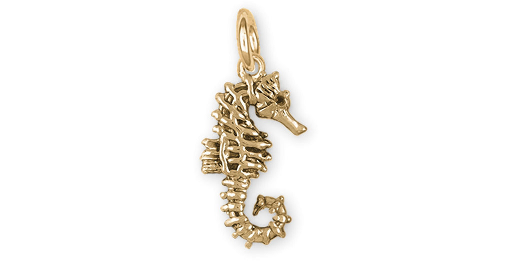 Seahorse Charms Seahorse Charm 14k Gold Sea Horse Jewelry Seahorse jewelry