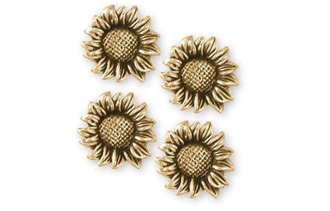 WILLBOND 72 Pieces Sunflower Charms for Jewelry Making Pendant Earring  Bracelet Charms Bulk Vintage Sunflower Beads Alloy Flower Charms for Craft