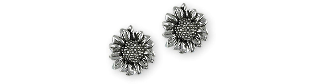 Sunflower Charms Sunflower Earrings Sterling Silver Sunflower Jewelry Sunflower jewelry