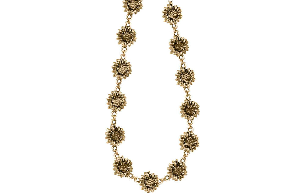 Sunflower Charms Sunflower Necklace 14k Gold Vermeil Sunflower Jewelry Sunflower jewelry