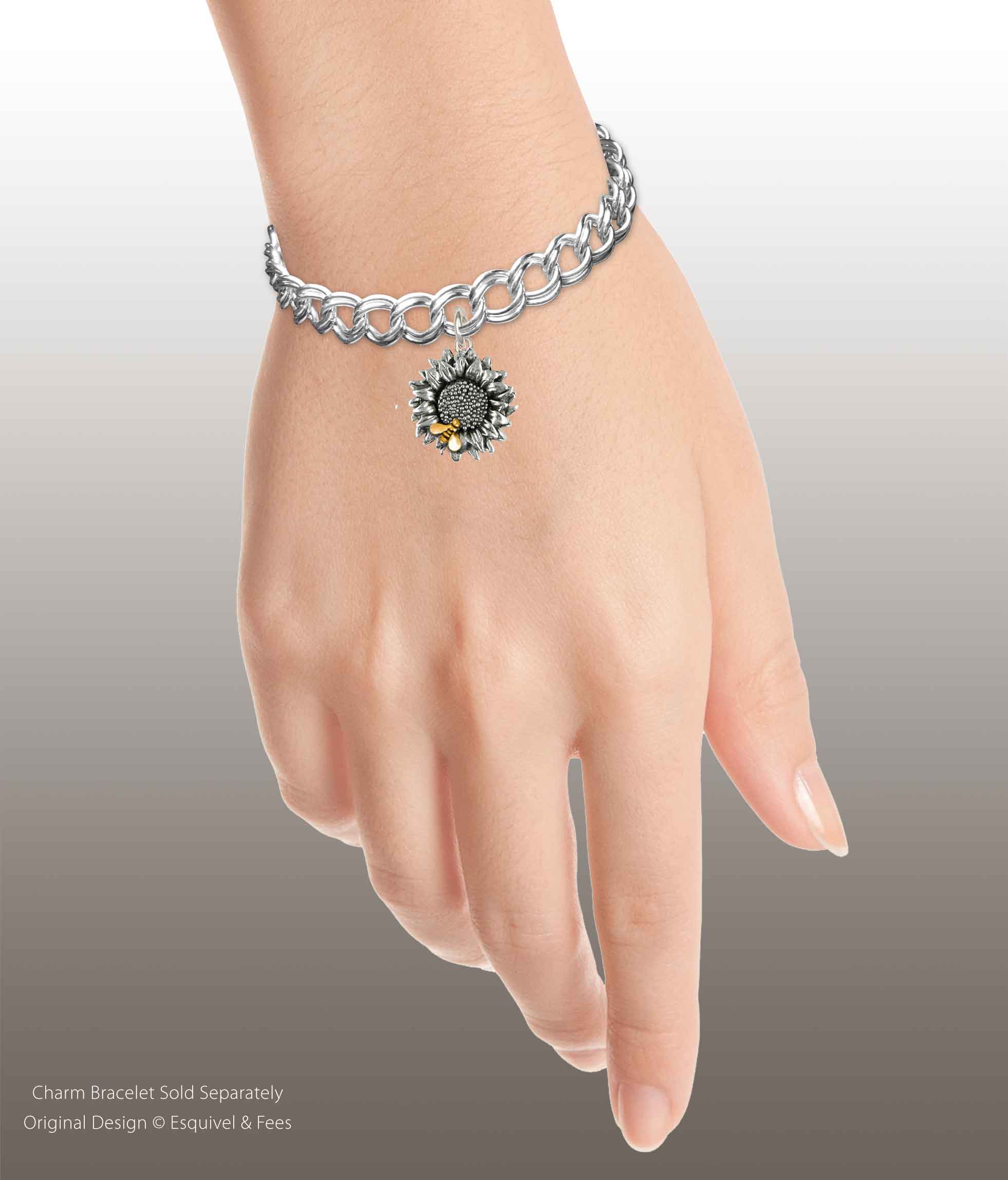 🐝 silver beads mini Bee charm stack cute bracelet friendship family gift  UK 🐝 | eBay