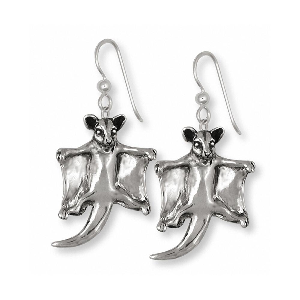 Sugar Glider Charms Sugar Glider Earrings Sterling Silver Sugar Glider Jewelry Sugar Glider jewelry