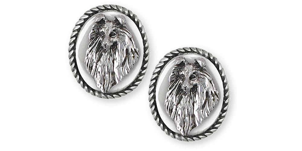 Sheltie Charms Sheltie Cufflinks Sterling Silver Sheltie Jewelry Sheltie jewelry