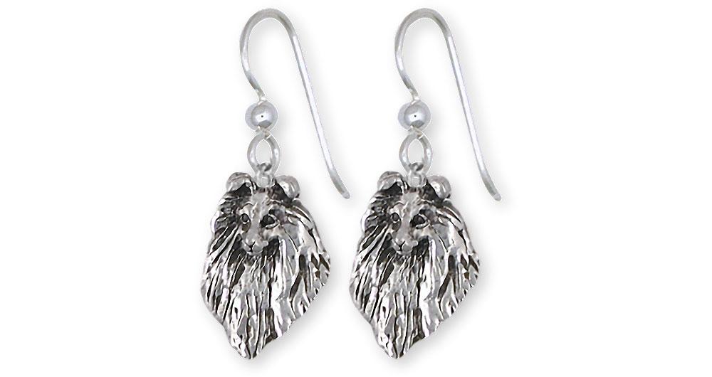 Sheltie Charms Sheltie Earrings Sterling Silver Sheltie Jewelry Sheltie jewelry