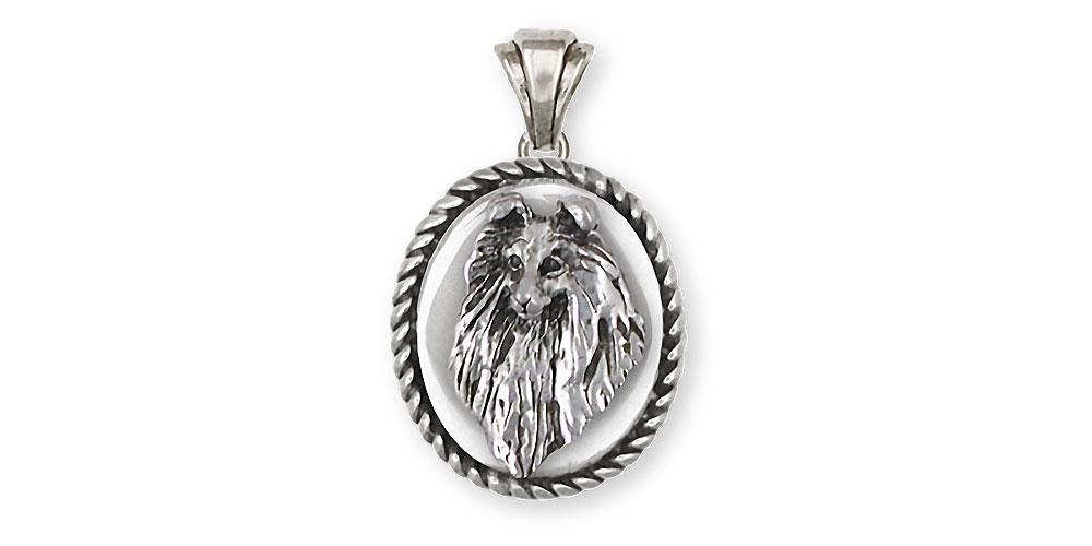 Sheltie Charms Sheltie Pendant Sterling Silver Sheltie Jewelry Sheltie jewelry