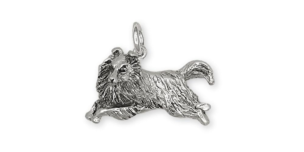 Sheltie Charms Sheltie Charm Sterling Silver Sheltie Jewelry Sheltie jewelry