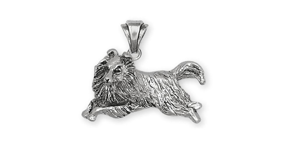 Sheltie Charms Sheltie Pendant Sterling Silver Sheltie Jewelry Sheltie jewelry