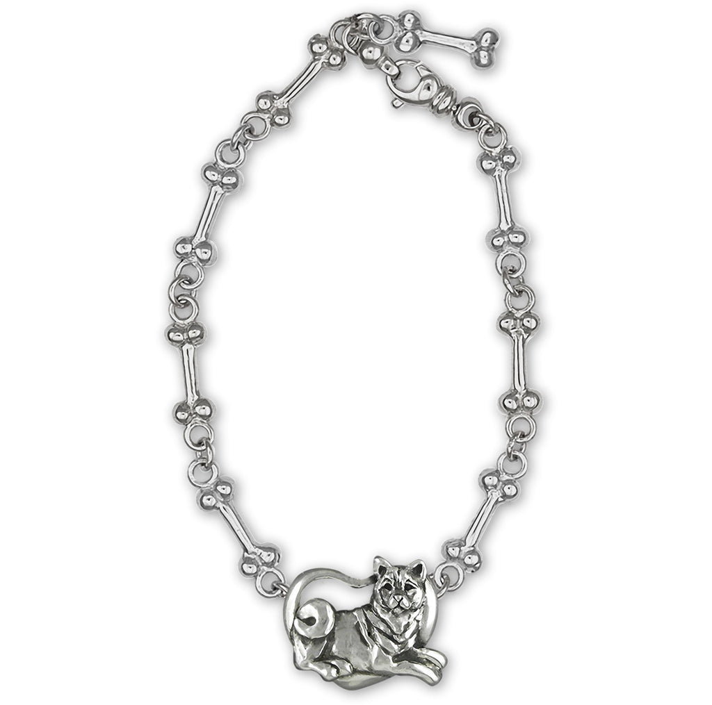 Shiba Inu Charms Shiba Inu Bracelet Sterling Silver Shiba Inu Jewelry Shiba Inu jewelry