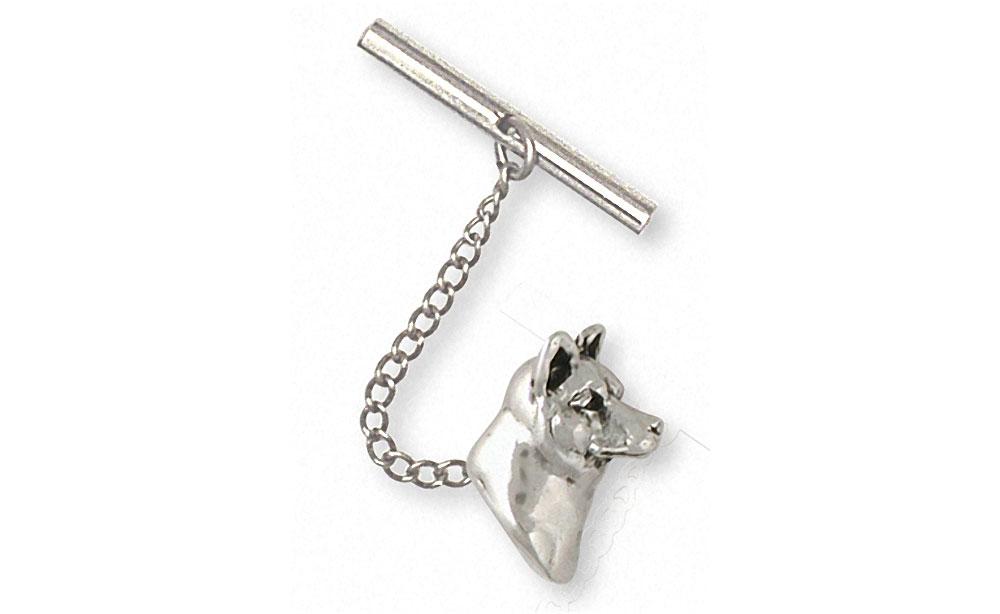 Shiba Inu Charms Shiba Inu Tie Tack Sterling Silver Dog Jewelry Shiba Inu jewelry