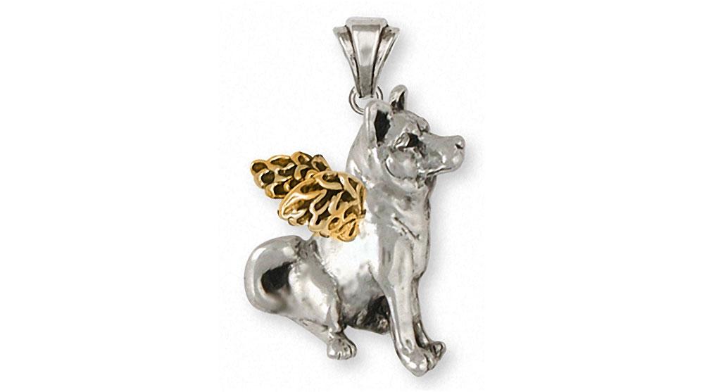 Shiba Inu Charms Shiba Inu Pendant Silver And Gold Dog Jewelry Shiba Inu jewelry