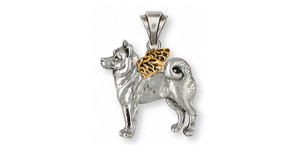 Shiba Inu Charms Shiba Inu Pendant Silver And Gold Dog Jewelry Shiba Inu jewelry