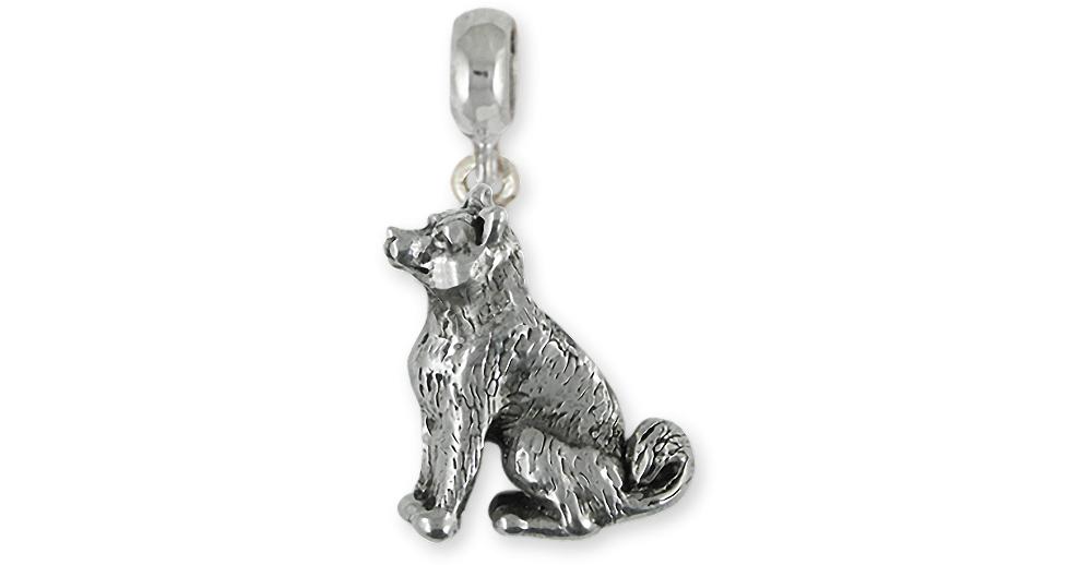 Shiba Inu Charms Shiba Inu Charm Slide Sterling Silver Shiba Inu Jewelry Shiba Inu jewelry