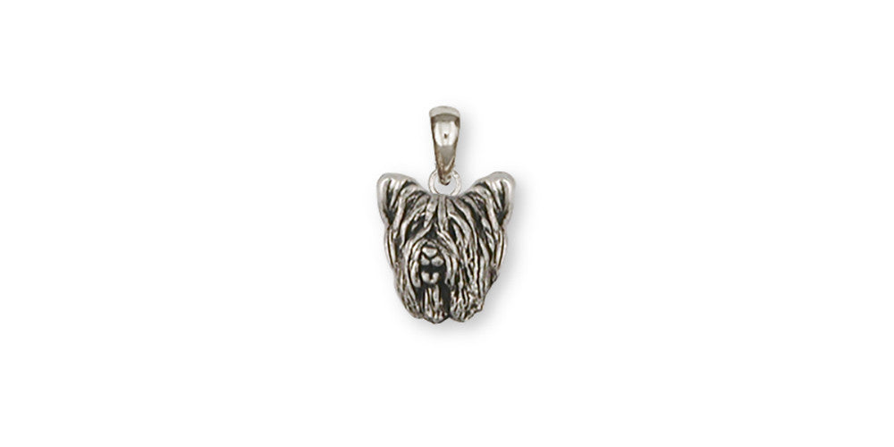 Skye Terrier Charms Skye Terrier Pendant Sterling Silver Dog Jewelry Skye Terrier jewelry