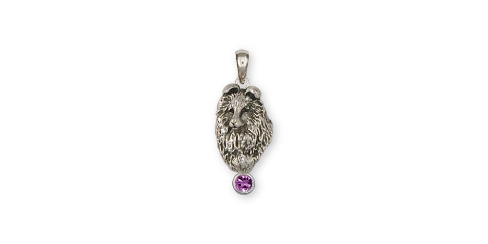 Sheltie Charms Sheltie Pendant Sterling Silver Sheltie Jewelry Sheltie jewelry