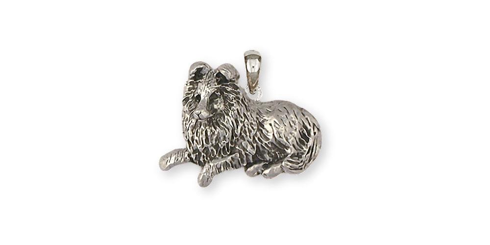 Sheltie Charms Sheltie Pendant Sterling Silver Sheltie Jewelry Sheltie jewelry