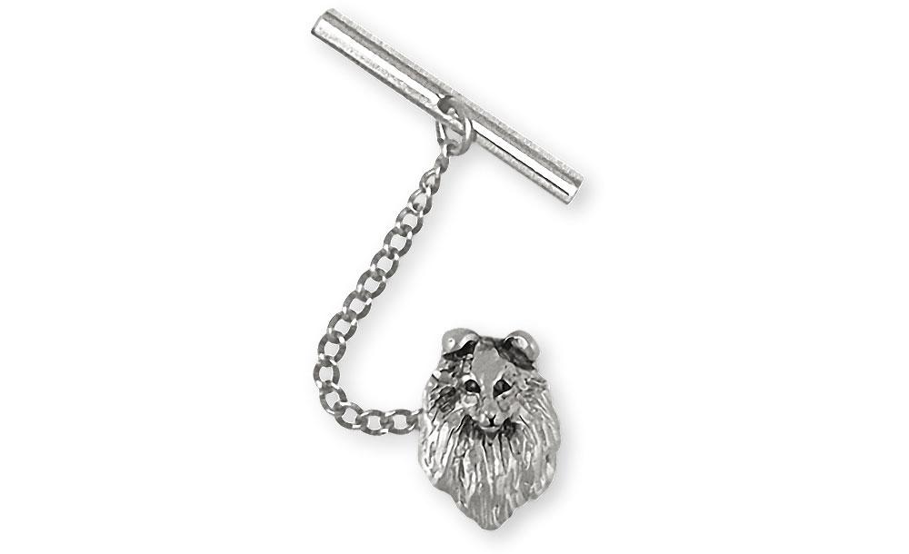 Sheltie Charms Sheltie Tie Tack Sterling Silver Sheltie Jewelry Sheltie jewelry