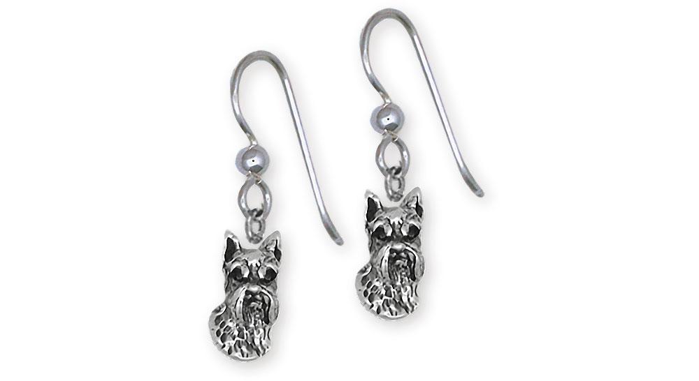 Schnauzer Charms Schnauzer Earrings Sterling Silver Schnauzer Jewelry Schnauzer jewelry