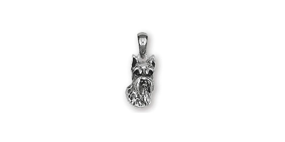 Schnauzer Charms Schnauzer Pendant Sterling Silver Schnauzer Jewelry Schnauzer jewelry