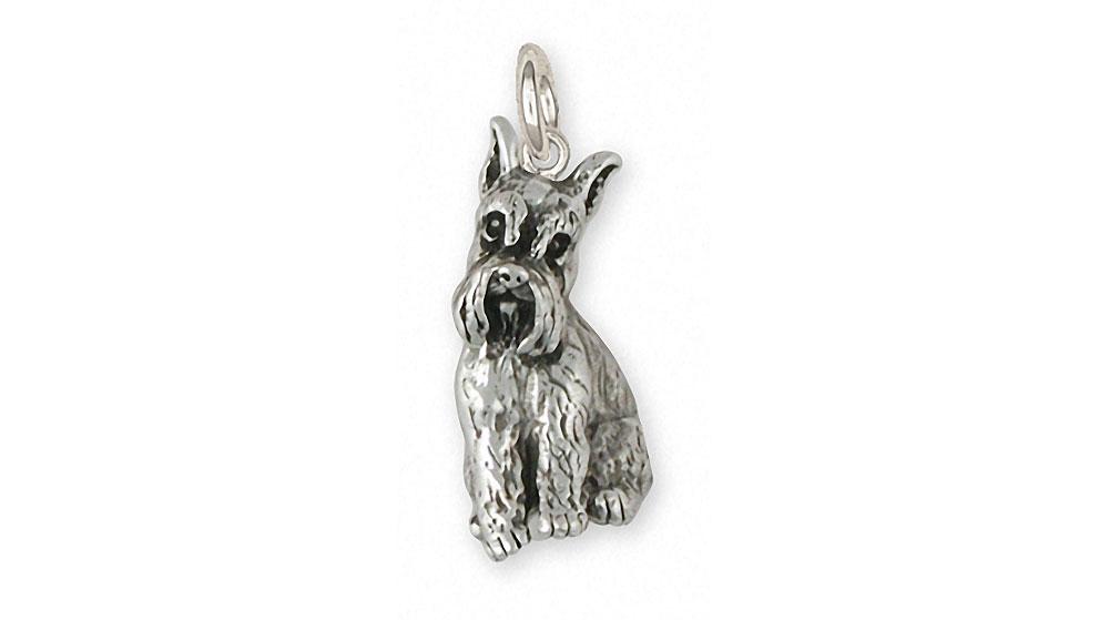 Schnauzer Charms Schnauzer Charm Sterling Silver Schnauzer Jewelry Schnauzer jewelry