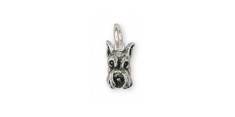 Schnauzer Charms Schnauzer Charm Sterling Silver Schnauzer Jewelry Schnauzer jewelry