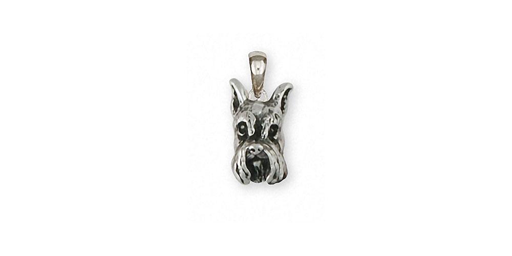 Schnauzer Charms Schnauzer Pendant Sterling Silver Schnauzer Jewelry Schnauzer jewelry