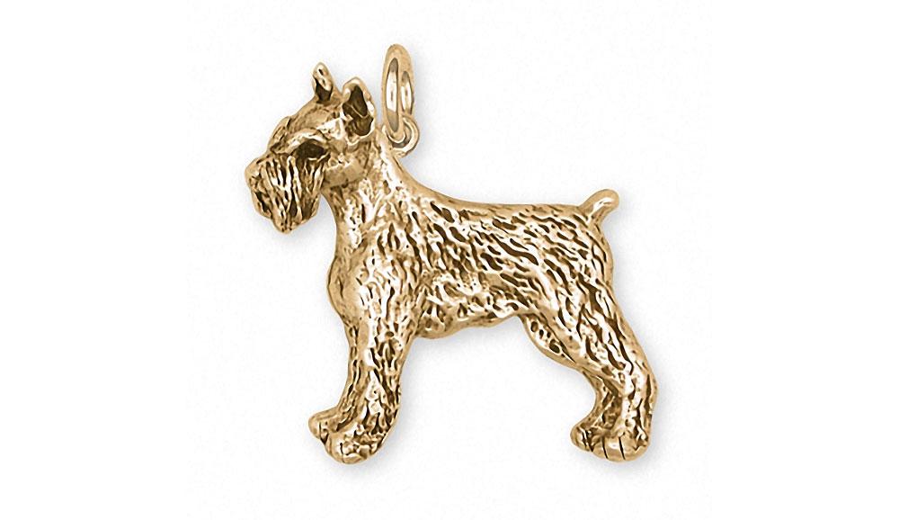 Schnauzer Charms Schnauzer Charm 14k Gold Schnauzer Jewelry Schnauzer jewelry