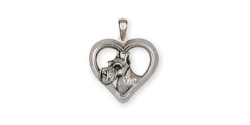 Schnauzer Charms Schnauzer Pendant Sterling Silver Schnauzer Jewelry Schnauzer jewelry