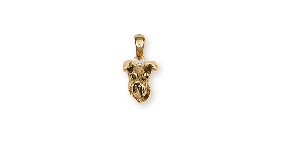 Schnauzer Charms Schnauzer Pendant 14k Gold Schnauzer Jewelry Schnauzer jewelry