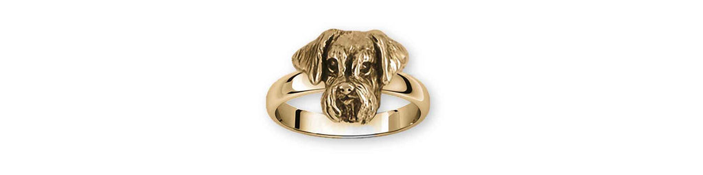 Schnauzer Charms Schnauzer Ring 14k Yellow Gold Schnauzer Jewelry Schnauzer jewelry