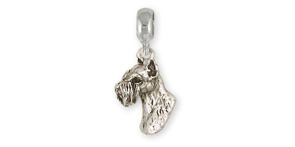 Schnauzer Charms Schnauzer Charm Slide Sterling Silver Schnauzer Jewelry Schnauzer jewelry