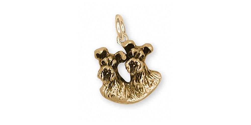 Schnauzer Charms Schnauzer Charm 14k Gold Schnauzer Jewelry Schnauzer jewelry