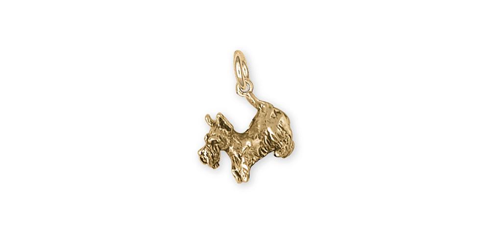 Schnauzer Charms Schnauzer Charm 14k Gold Schnauzer Jewelry Schnauzer jewelry