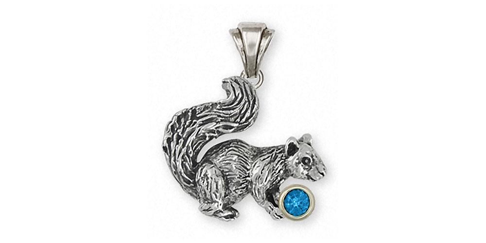 Squirrel Charms Squirrel Pendant Sterling Silver Squirrel Jewelry Squirrel jewelry