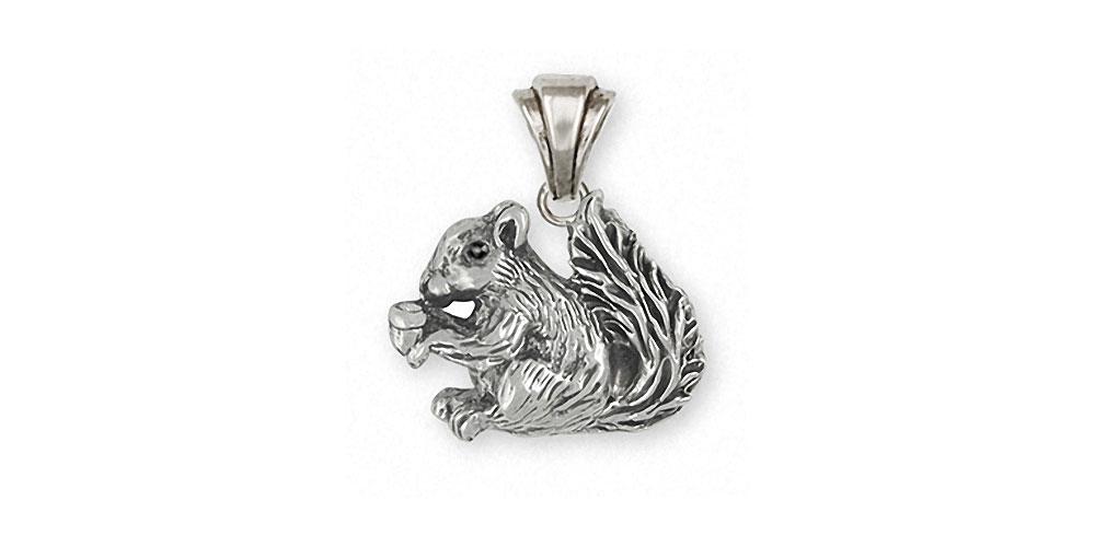 Squirrel Charms Squirrel Pendant Sterling Silver Squirrel Jewelry Squirrel jewelry