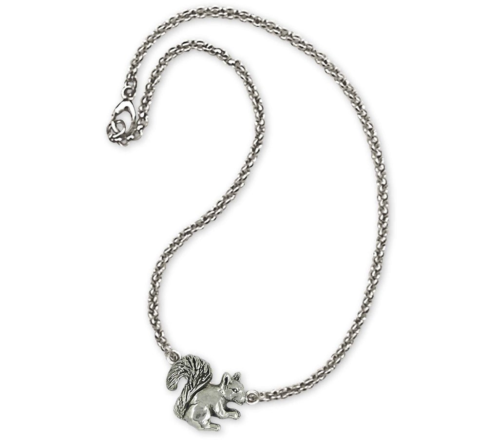 Squirrel Charms Squirrel Ankle Bracelet Sterling Silver Squirrel Jewelry Squirrel jewelry