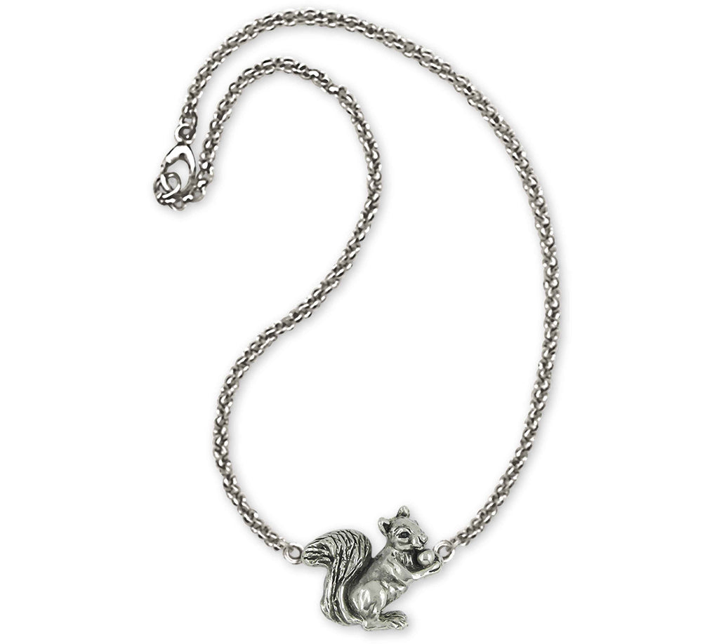 Squirrel Charms Squirrel Ankle Bracelet Sterling Silver Squirrel Jewelry Squirrel jewelry