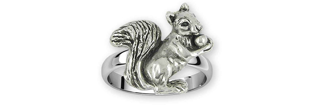 Squirrel Charms Squirrel Ring Sterling Silver Squirrel Jewelry Squirrel jewelry