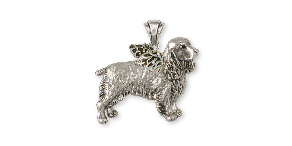 Springer Spaniel Charms Springer Spaniel Pendant Sterling Silver Dog Jewelry Springer Spaniel jewelry