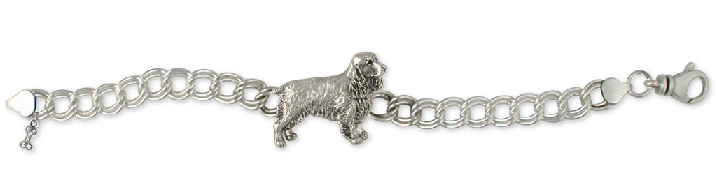 Springer Spaniel Charms Springer Spaniel Bracelet Sterling Silver Dog Jewelry Springer Spaniel jewelry