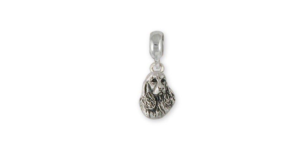 Springer Spaniel Charms Springer Spaniel Charm Slide Sterling Silver Dog Jewelry Springer Spaniel jewelry