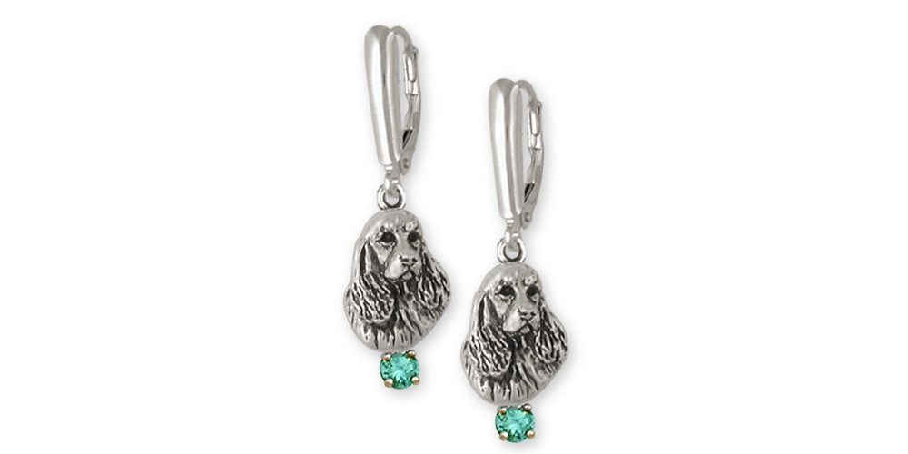Springer Spaniel Charms Springer Spaniel Earrings Sterling Silver Dog Jewelry Springer Spaniel jewelry